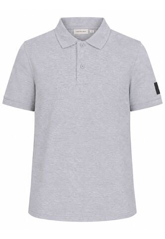 Polo Gris Con Insignia Calvin Klein Calvin Klein