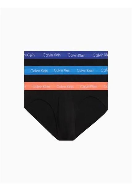 Pack De 3 Calzoncillos Negros En Algodón Calvin Klein