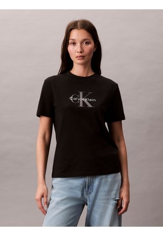 Camiseta Negra Classic Monogram Hero Calvin Klein Calvin Klein