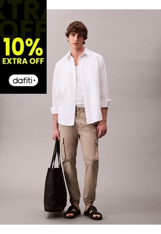 Pantalones Beige Cargo Skinny De Ripstop Calvin Klein Calvin Klein