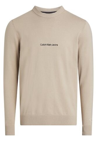Suéter Blanco De Punto De Algodón Calvin Klein Calvin Klein