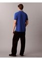 Polo Azul De Piqué Con Ribetes En Contraste Calvin Klein de Calvin Klein
