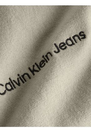 Suéter Blanco De Punto De Algodón Calvin Klein