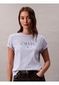 Camiseta Gris De Corte Clásico Con Gráfico Calvin Klein de Calvin Klein