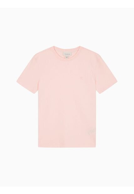 Camiseta Rosa De Algodón Con Logo De Archivo Calvin Klein