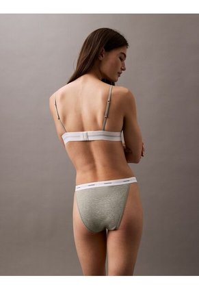 Bralette Multicolor Triangular De Canalé - Cotton Modal Stretch Calvin Klein