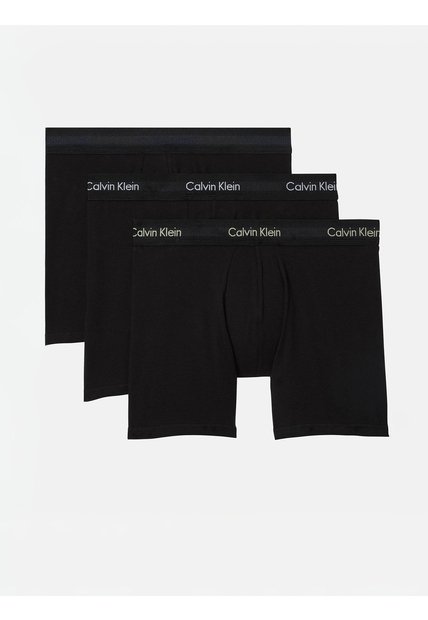 Pack Negro De 3 Boxers Brief - Cotton Stretch Calvin Klein
