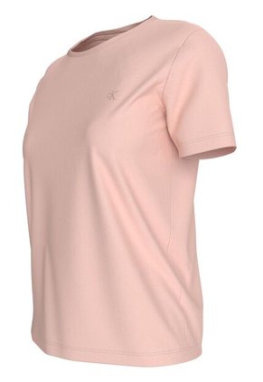 Camiseta Rosa De Algodón Con Logo De Archivo Calvin Klein
