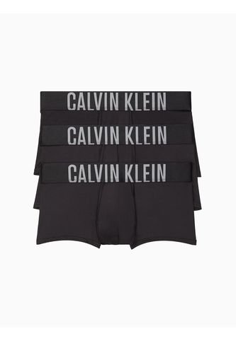 3 Pack De Boxer Negro Microfibra Low Rise Trunk Calvin Klein Calvin Klein