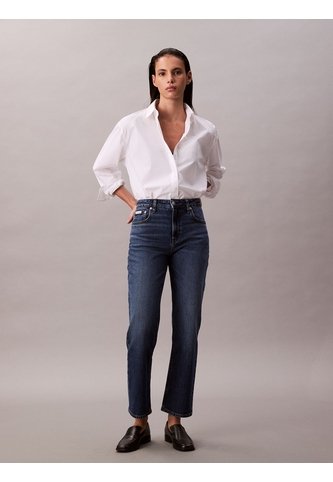 Camisa Blanca Solid Boxy Cropped Calvin Klein Calvin Klein