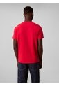 Camiseta Roja Con Micro Monograma Bordado Calvin Klein de Calvin Klein