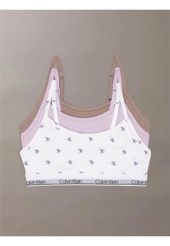 Sujetador Celeste Para Niña Modern Classic De Algodón Stretch Calvin Klein Calvin Klein