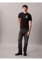 Camiseta Negra Con Monograma Gráfico Calvin Klein de Calvin Klein