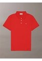 Polo Rojo Clásico Con Monograma Bordado Calvin Klein de Calvin Klein