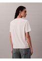 Camiseta Blanca Clásica Con Logo Estampado Calvin Klein de Calvin Klein