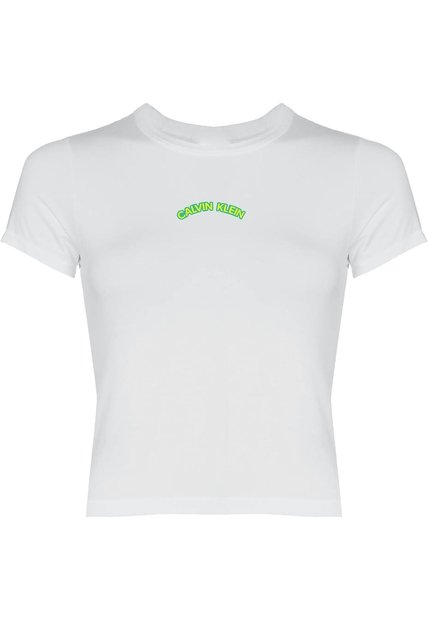 Camiseta Blanca Slim Graphic Calvin Klein