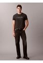 Camiseta Negra Con Gráfico De Logo Calvin Klein de Calvin Klein