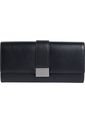 Billetera Negra Con Solapa Y Broche Magnético Calvin Klein de Calvin Klein