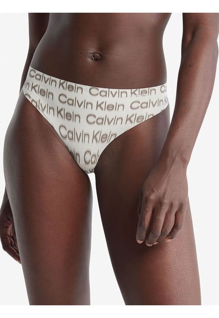 Tanga Con Estampado Mujer  Calvin Klein