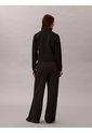 Pantalón Negro De Punto Ponte Con Logo Calvin Klein de Calvin Klein
