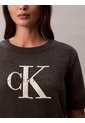 Saco Gris Tejido De Punto Cableado Calvin Klein de Calvin Klein