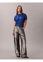 Camiseta Azul Boxy Cocktail Logo Calvin Klein de Calvin Klein