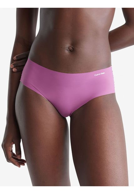 Pantie Rosado Tipo Hípster De Talle Alto Para Mujer Calvin Klein