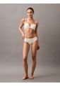 Pantie Beige Con Logo Atonal Para Mujer Calvin Klein de Calvin Klein