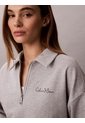 Saco Gris De Tejido French Terry Con Cremallera Calvin Klein de Calvin Klein