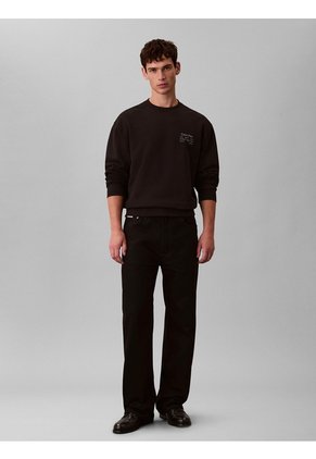 Saco Negro Con Gráfico De Logo Calvin Klein