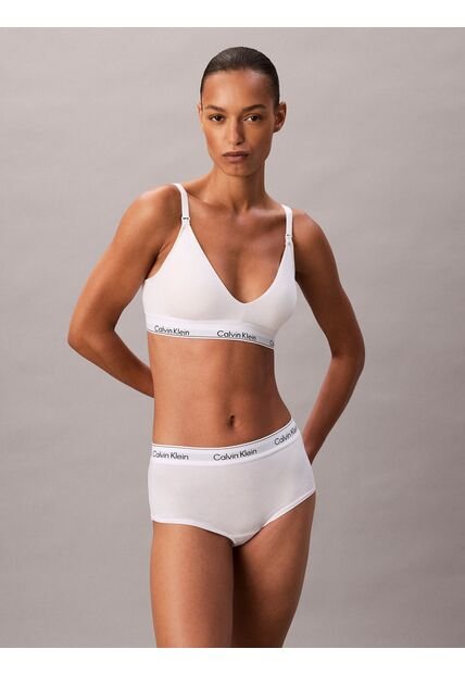 Corpiño Blanco Con Forro Ligero De Lactancia - Icon Cotton Modal Calvin Klein