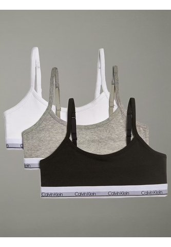 Paquete Multicolor Para Niña De 3 Sujetadores Crop Calvin Klein Calvin Klein