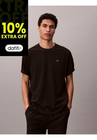 Camiseta Negra Active Top Calvin Klein Calvin Klein