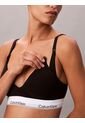 Corpiño Negro Con Forro Ligero De Lactancia - Icon Cotton Modal Calvin Klein de Calvin Klein