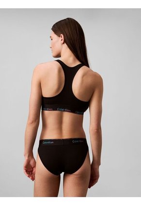 Corpiño Negro - Icon Cotton Modal Pride Calvin Klein