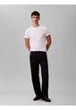 Camiseta Blanca Con Micro Monograma Bordado Calvin Klein de Calvin Klein