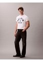 Camiseta Blanca Con Gráfico De Logo Calvin Klein de Calvin Klein
