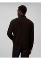 Saco Negro Con Cuello Semi Alto Y Cierre De Cremallera Calvin Klein de Calvin Klein