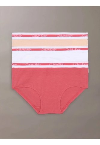 Pack Rosado Para Niña De 3 Pantys De Algodón Stretch Calvin Klein Calvin Klein