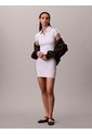 Vestido Blanco Tipo Polo Ajustado Calvin Klein de Calvin Klein