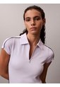 Vestido Blanco Tipo Polo Ajustado Calvin Klein de Calvin Klein