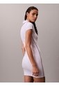 Vestido Blanco Tipo Polo Ajustado Calvin Klein de Calvin Klein
