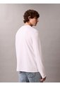 Camiseta Blanca Manga Larga De Algodón Supima Interlock Calvin Klein de Calvin Klein