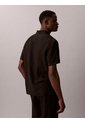Camisa Negra Clásica De Manga Corta Calvin Klein de Calvin Klein