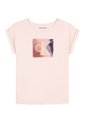 Camiseta Rosa Para Niña Con Estampado Gráfico De Logo Calvin Klein de Calvin Klein
