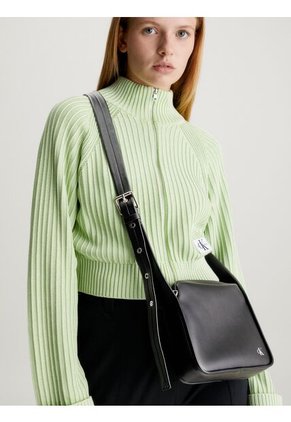 Bandolera Negra Cuadrada Calvin Klein