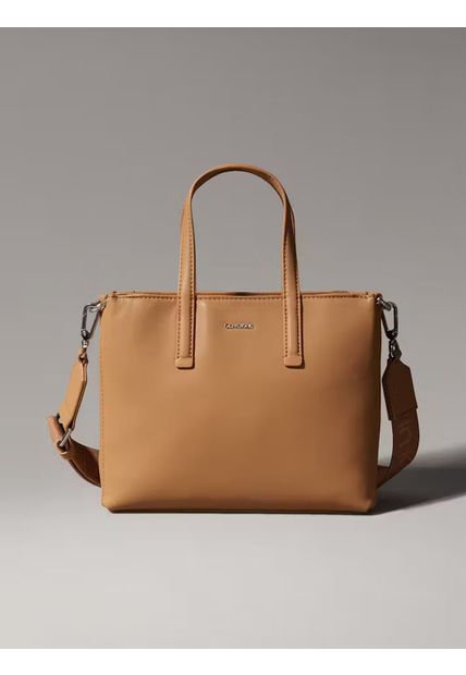 Bolso Beige Tote Pequeño Calvin Klein