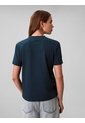 Camiseta Azul Clásica Con Logo Estampado Calvin Klein de Calvin Klein