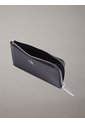 Billetera Negra Relock Con Cremallera Lateral Calvin Klein de Calvin Klein