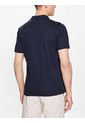 Polo Azul Slim De Algodón Calvin Klein de Calvin Klein